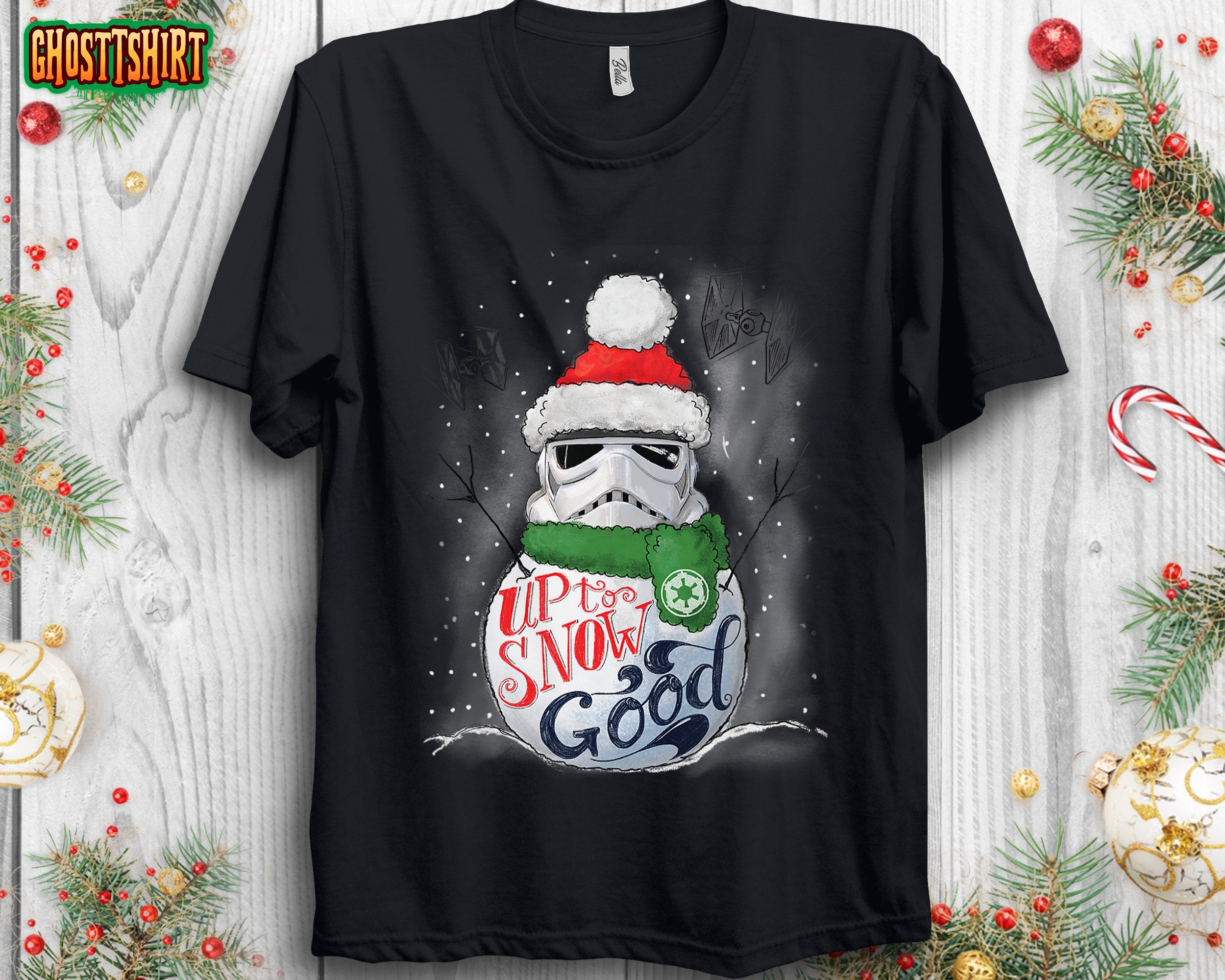 Star Wars Stormtrooper Up to Snow Good Funny Holiday Sweatshirt