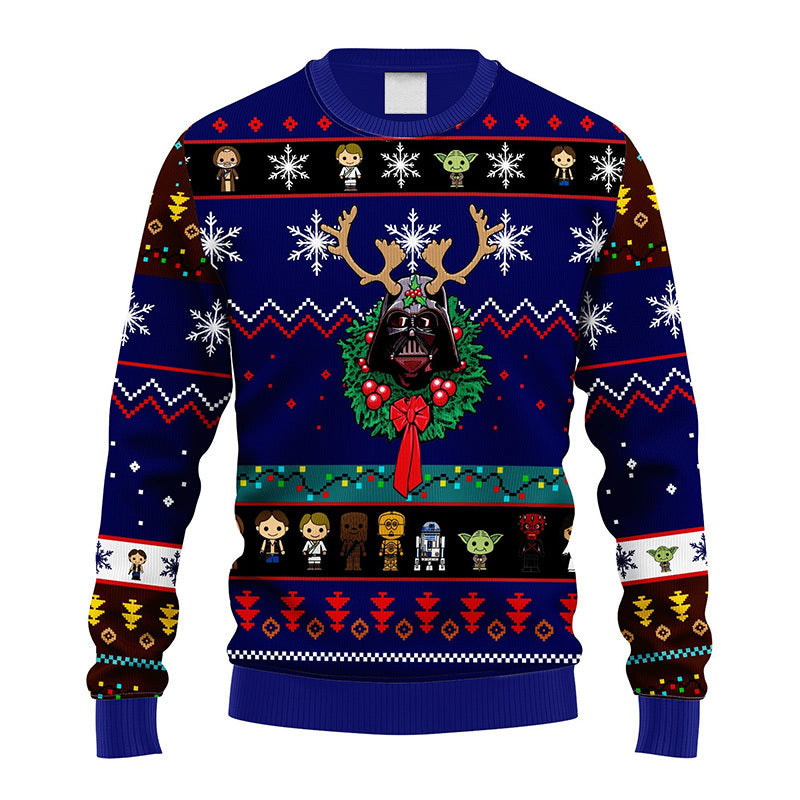 Star Wars Style Darth Reindeer Xmas Ugly Sweater – Best Christmas Gifts 2023