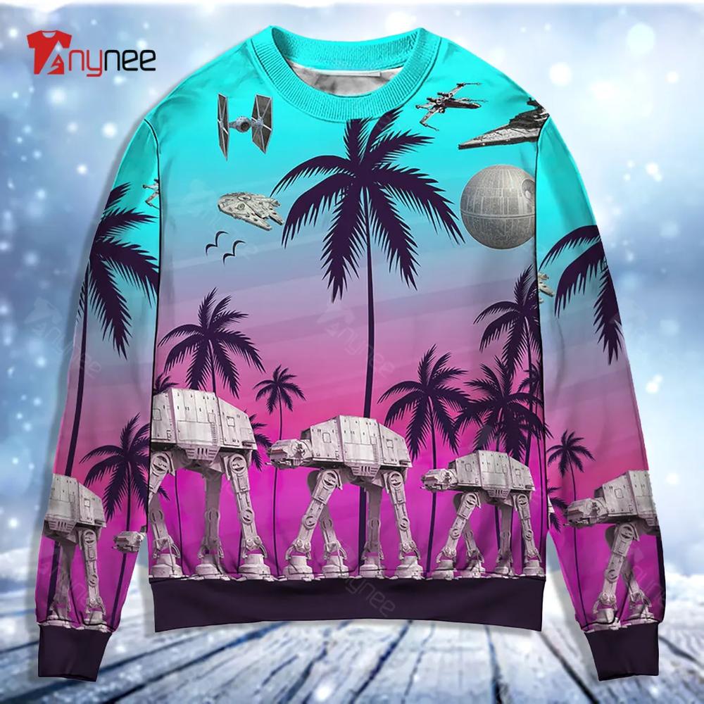 Star Wars Summer Beaches Ugly Christmas Sweater- Best Christmas Gifts 2023