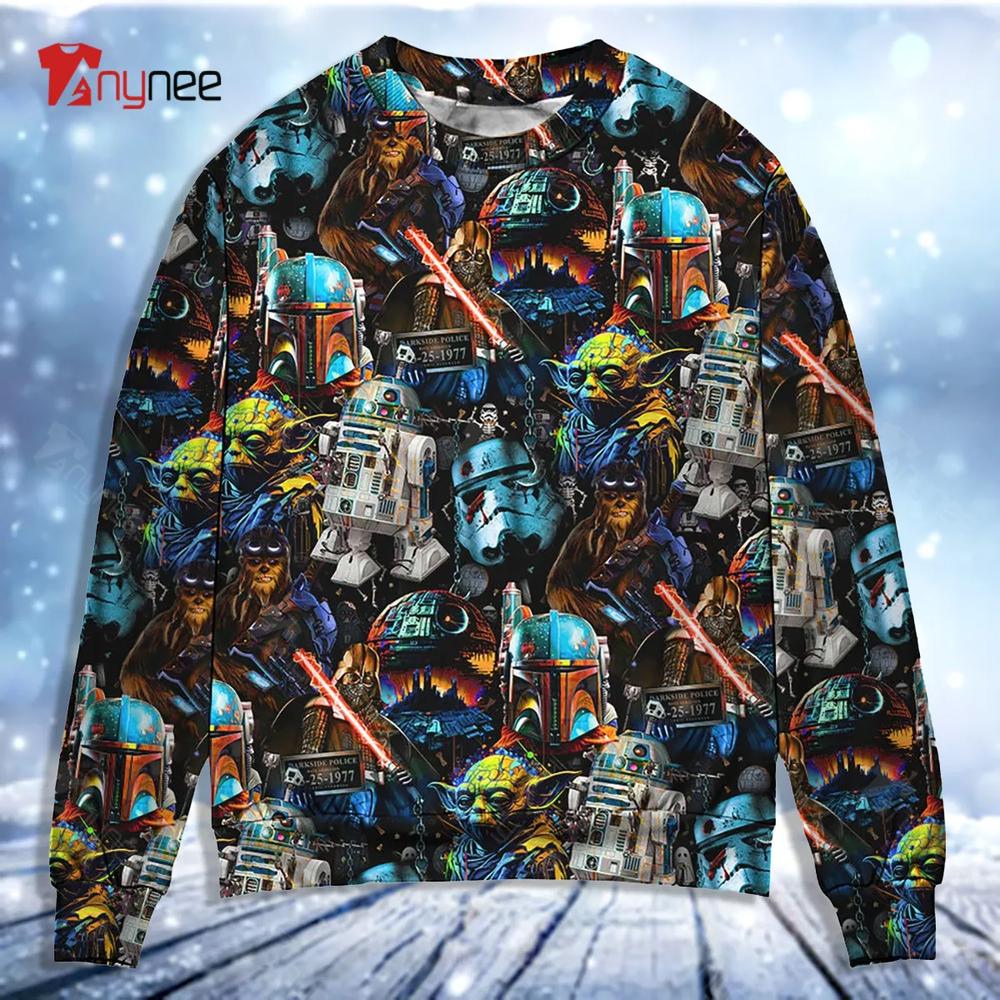 Star Wars The Best Holiday Ugly Christmas Sweater- Best Christmas Gifts 2023