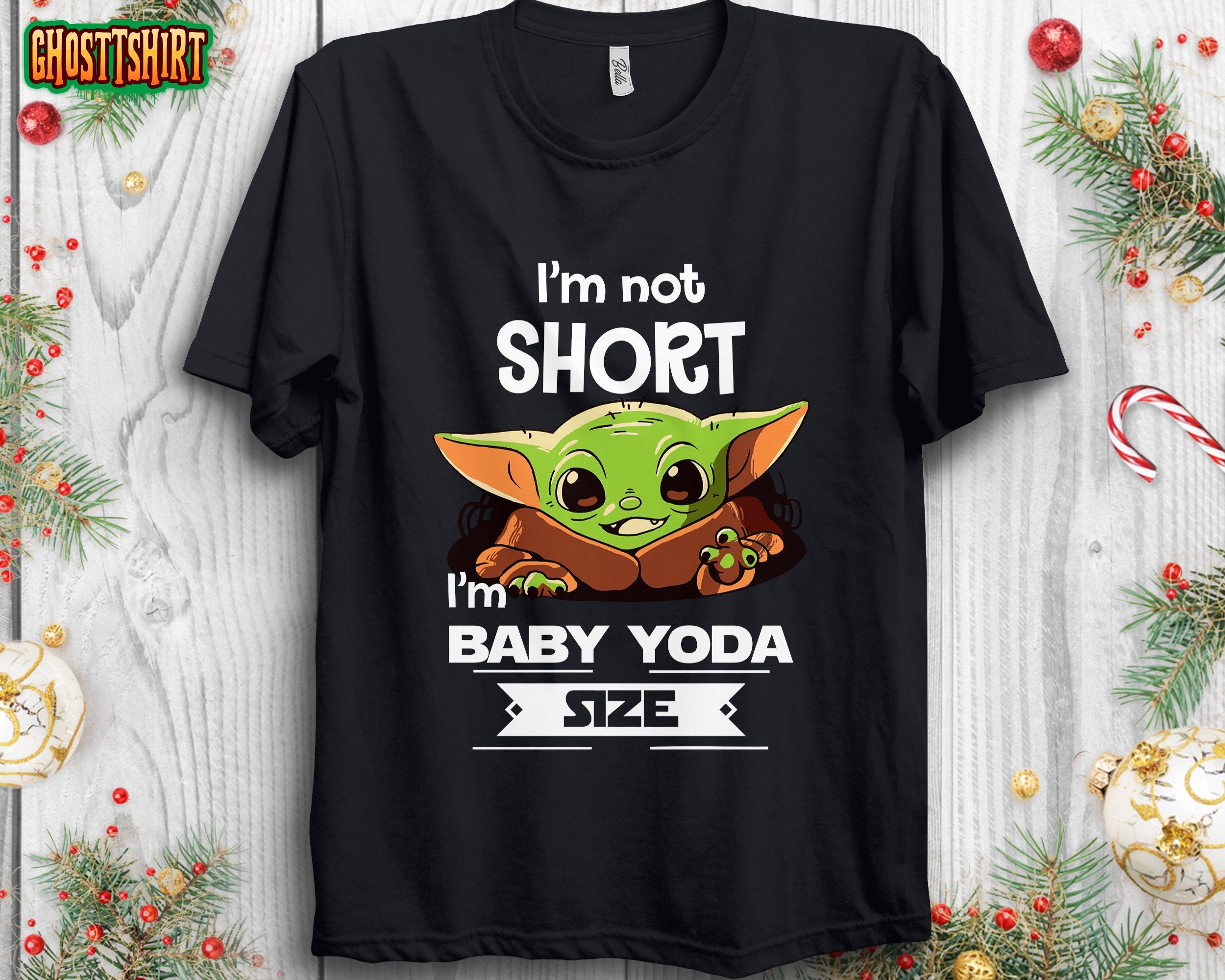 Star Wars The Child I’m Not Short I’m Baby Yoda Size Vintage Sweatshirt