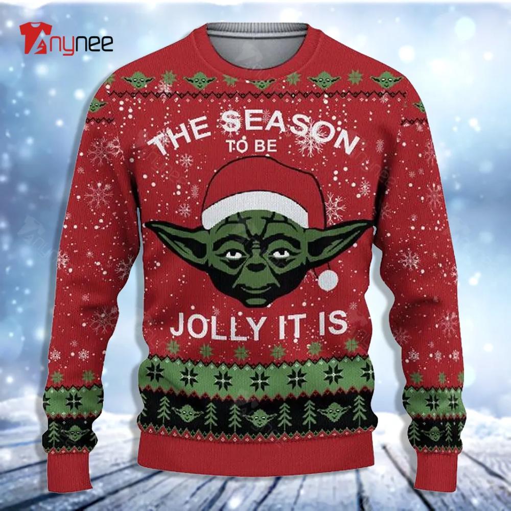 Star Wars The Mandalorian Starwars The Season To Be Jolly It Is Ugly Christmas Sweater- Best Christmas Gifts 2023