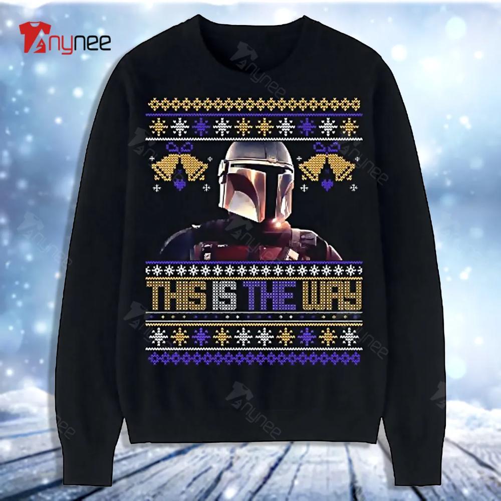 Star Wars The Way Cool Star Wars Ugly Christmas Sweater- Best Christmas Gifts 2023