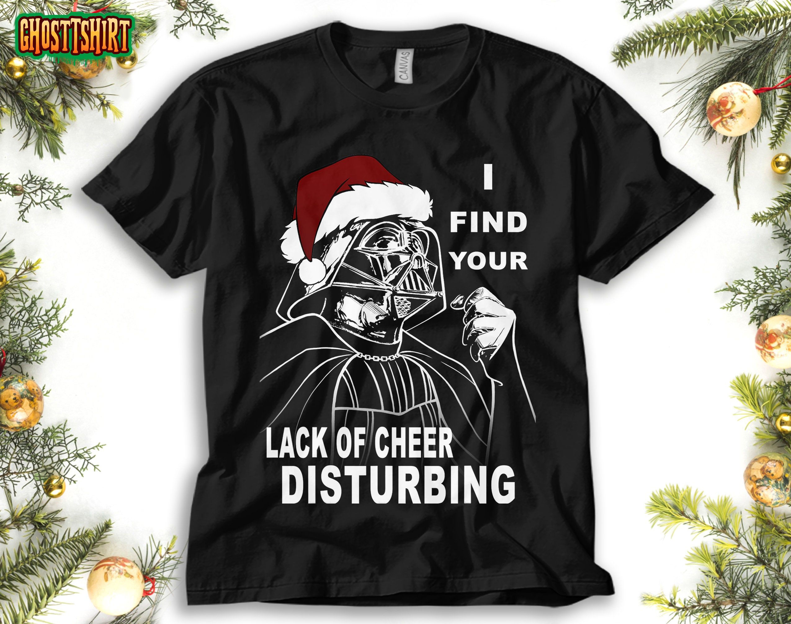 Star Wars Vader Santa Lack Holiday Cheer Christmas Sweatshirt