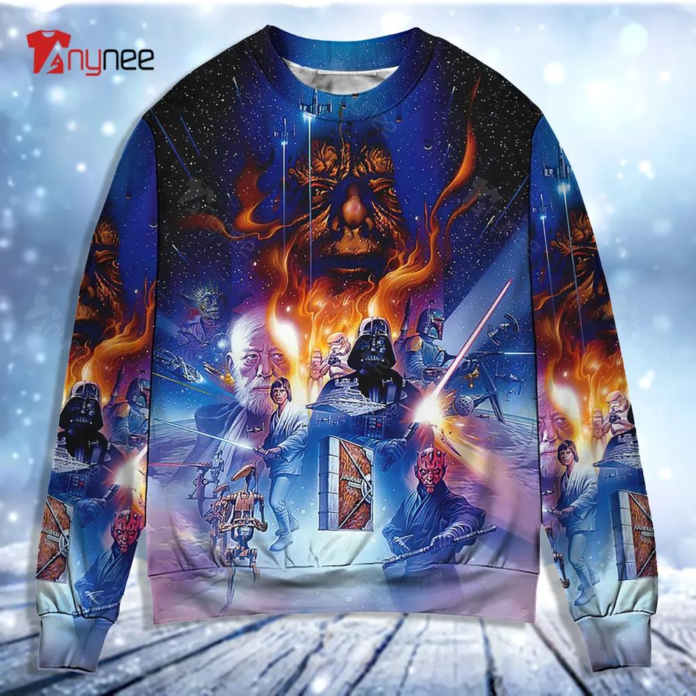 Star Wars Welcome To The Creepshow Ugly Christmas Sweater- Best Christmas Gifts 2023