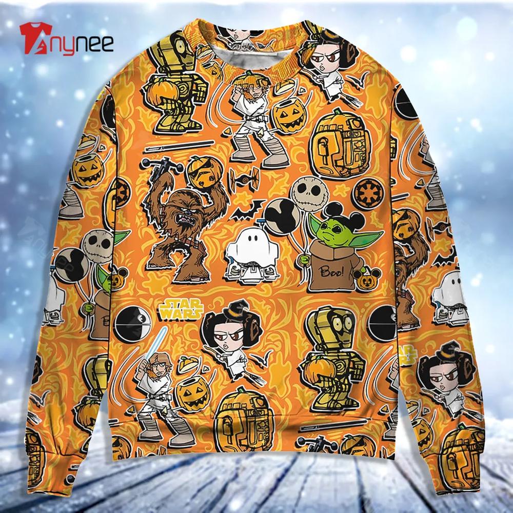 Starwars Cute Funny Ugly Christmas Sweater- Best Christmas Gifts 2023