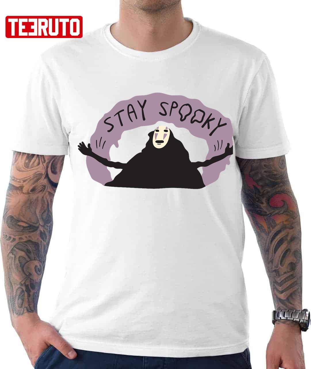 Stay Spooky Faceless Halloween Unisex T-Shirt