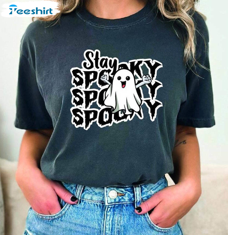 Stay Spooky Shirt , Halloween Ghost Sweatshirt Unisex Hoodie