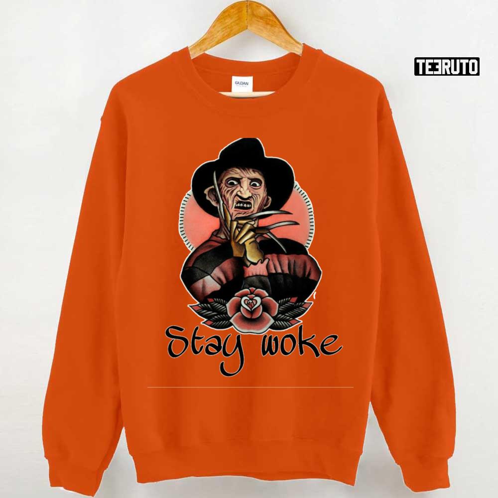 Stay Woke Freddy Krueger Halloween Unisex T-Shirt