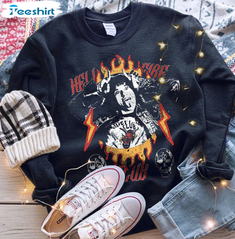 Stranger Hell Vintage Shirt, Christmas Tee Tops Short Sleeve