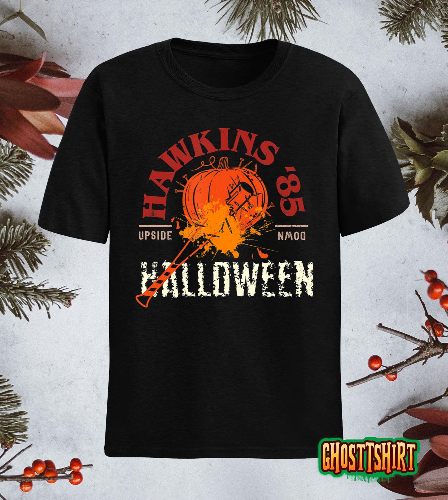 Stranger Things Halloween Hawkins ’85 Upside Down T-Shirt