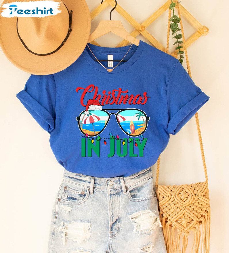 Summer Christmas In July Holiday Beach Shirt