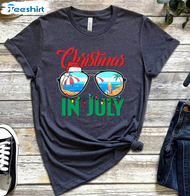 Summer Christmas In July Holiday Beach Shirt