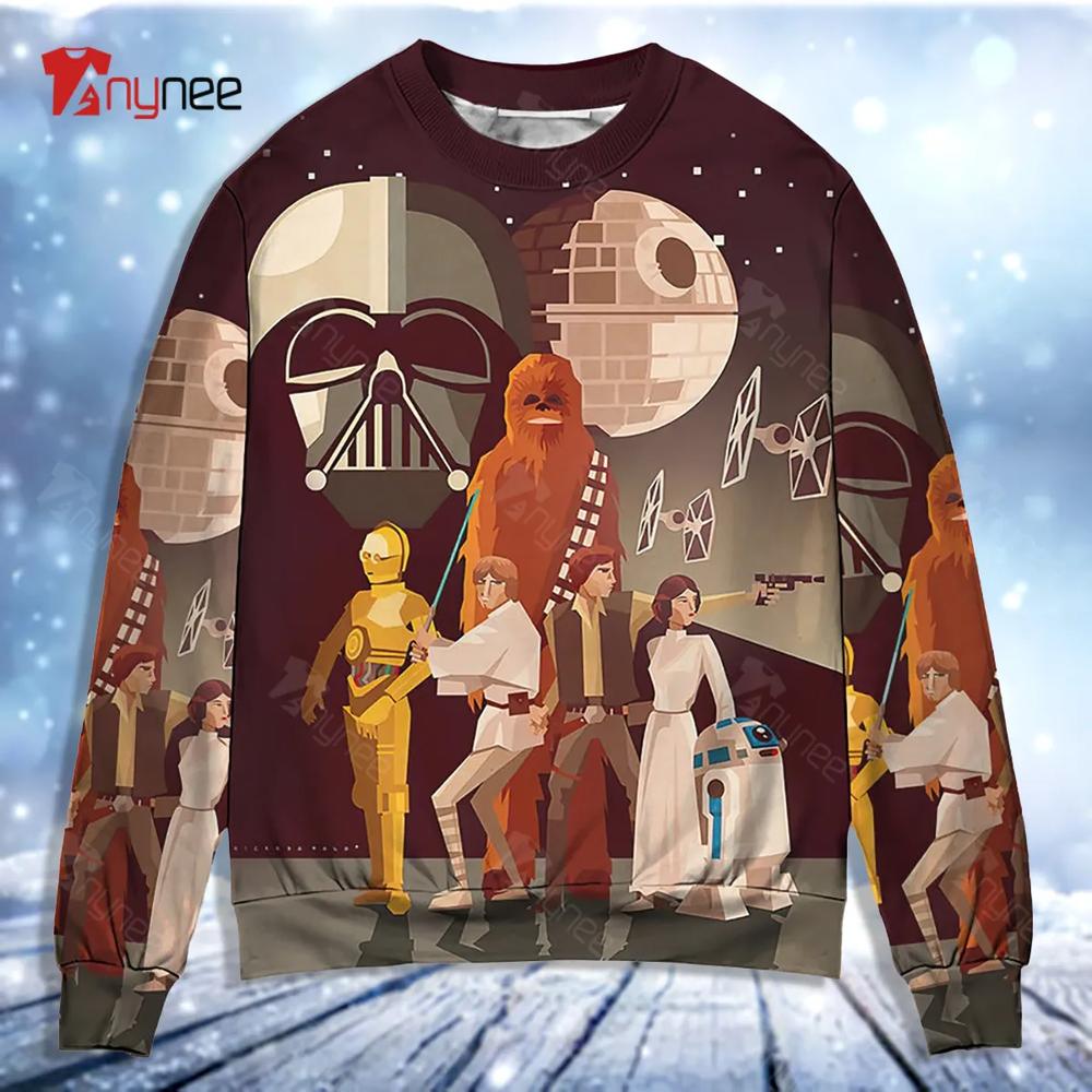 Summer Star Wars Rebel Ugly Christmas Sweater- Best Christmas Gifts 2023