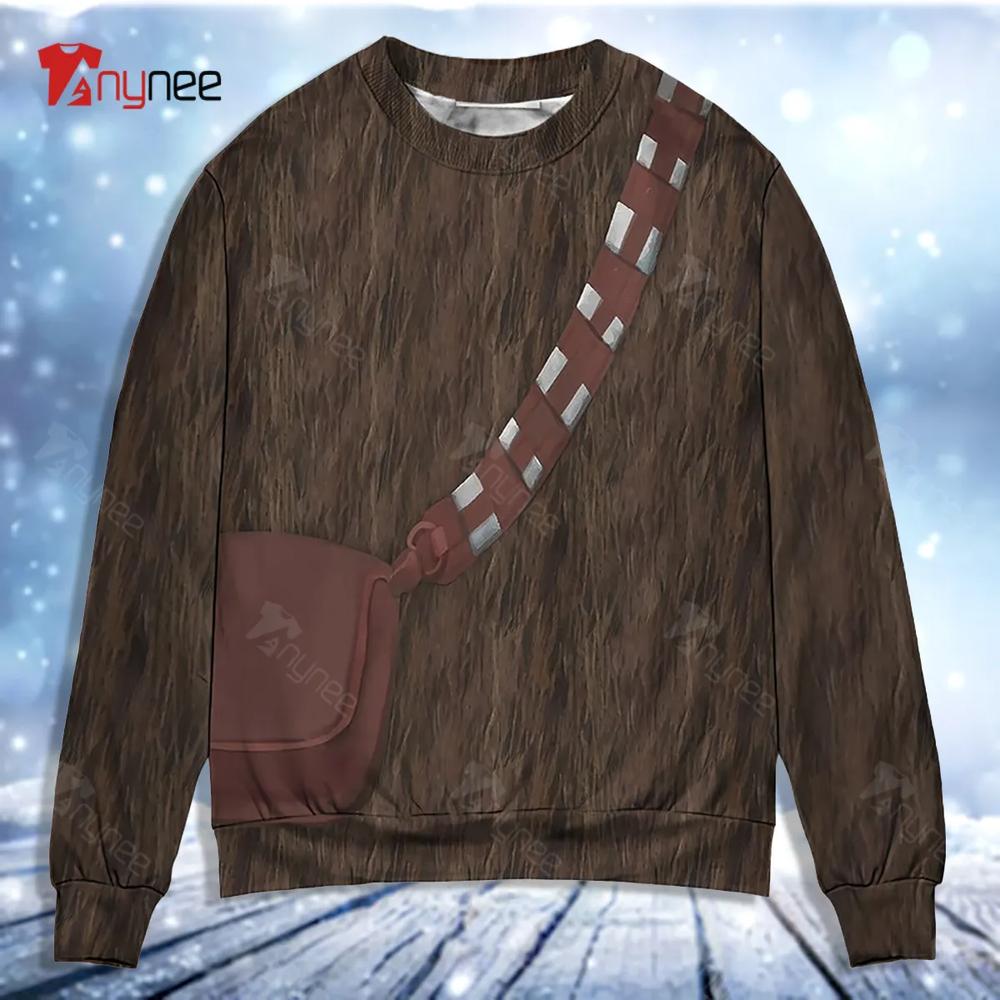 Sw Chewbacca Cosplay Ugly Christmas Sweater- Best Christmas Gifts 2023