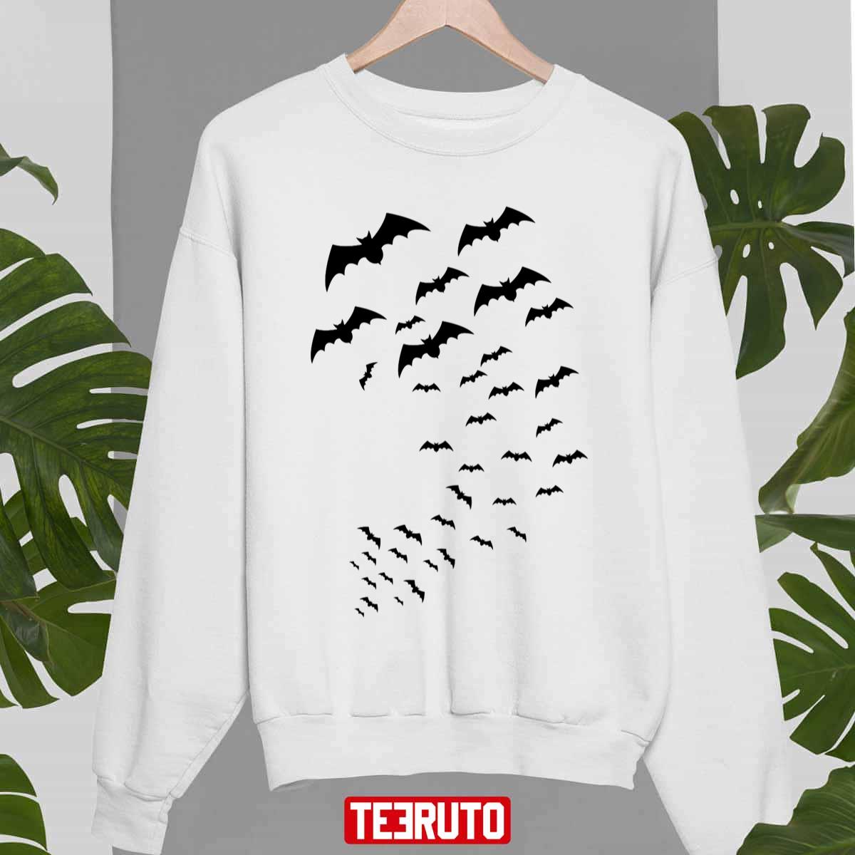 Swarm Of Bats Halloween Unisex Sweatshirt