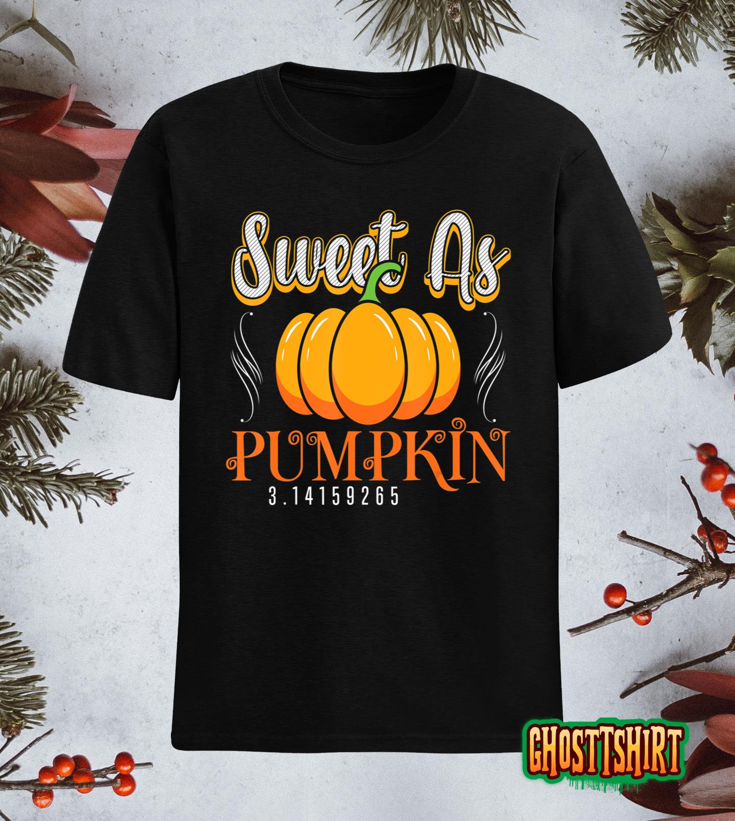 Sweet As Pumpkin Lovely As Funny women Halloween Day 2022 T-Shirt