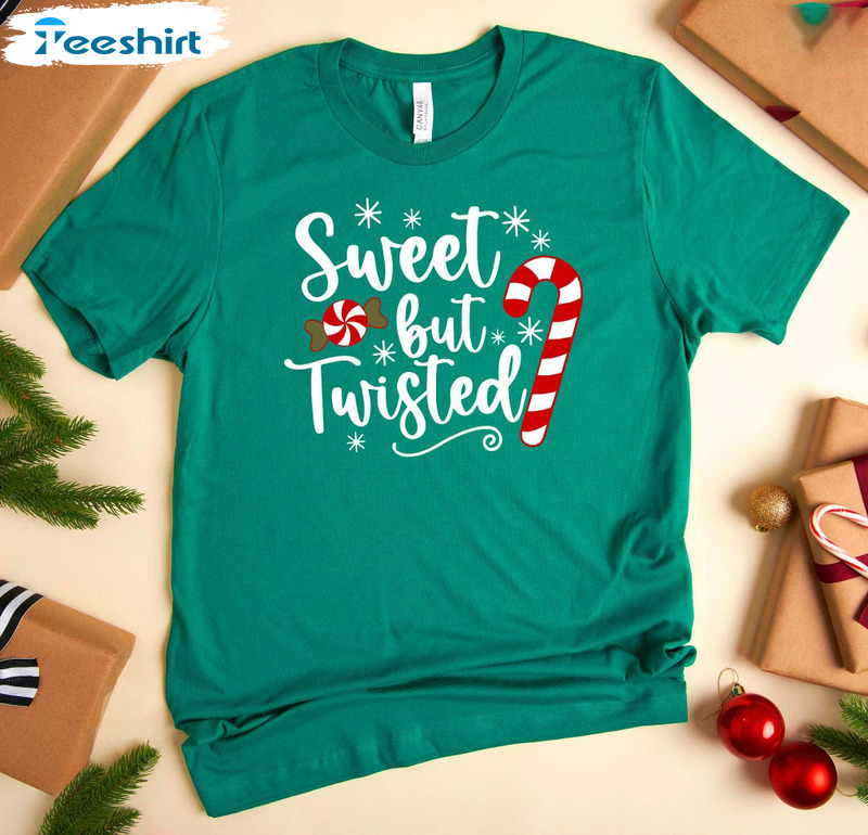 Sweet But Twisted Shirt, Christmas Unisex T-shirt Tee Tops