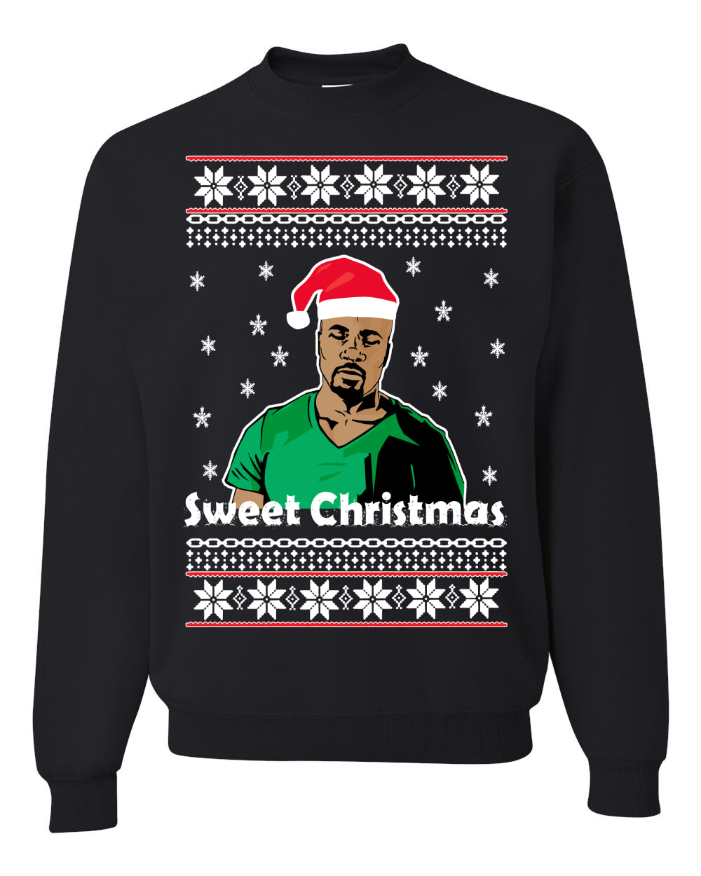 Sweet Christmas Ugly Christmas Sweater Unisex Crewneck Graphic Sweatshirt- Best Christmas Gifts 2023