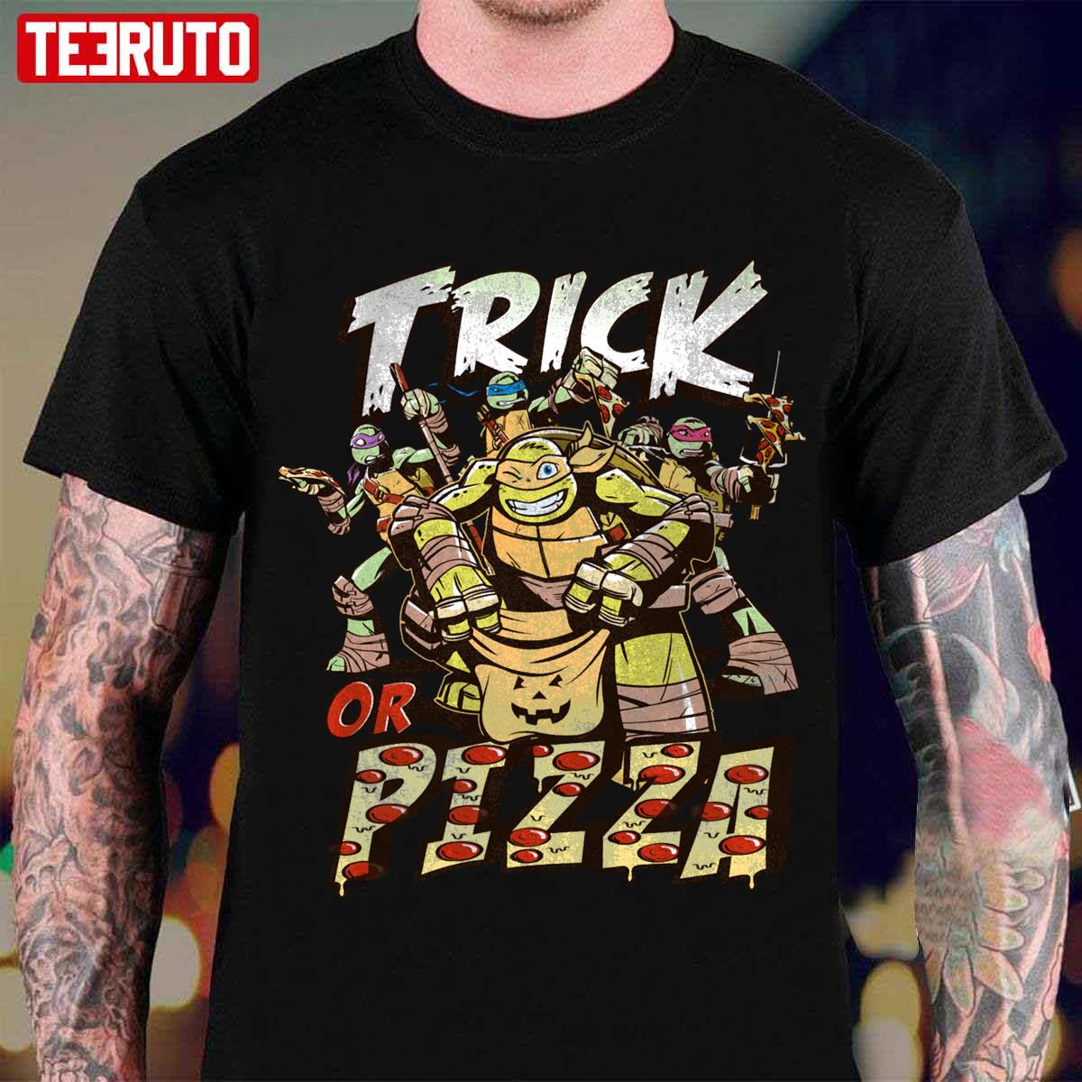 Teenage Mutant Ninja Turtles Halloween Trick Or Pizza Unisex T-Shirt