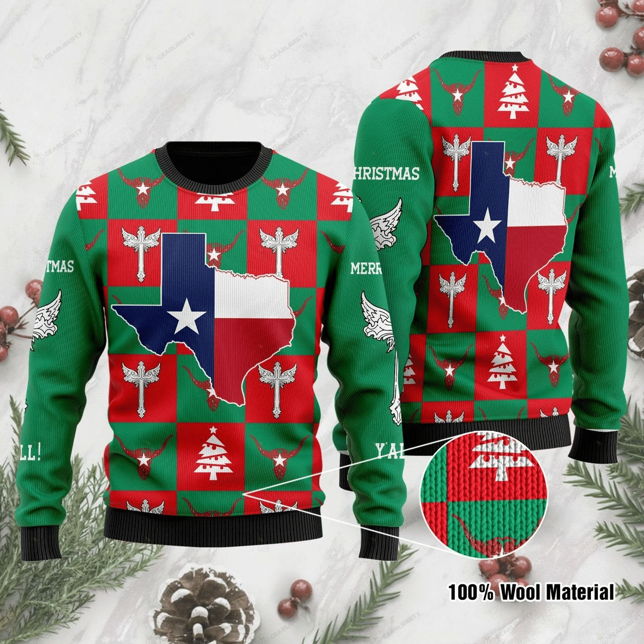 Texas Ugly Christmas Sweater | For Men & Women | Adult | US1082- Best Christmas Gifts 2023