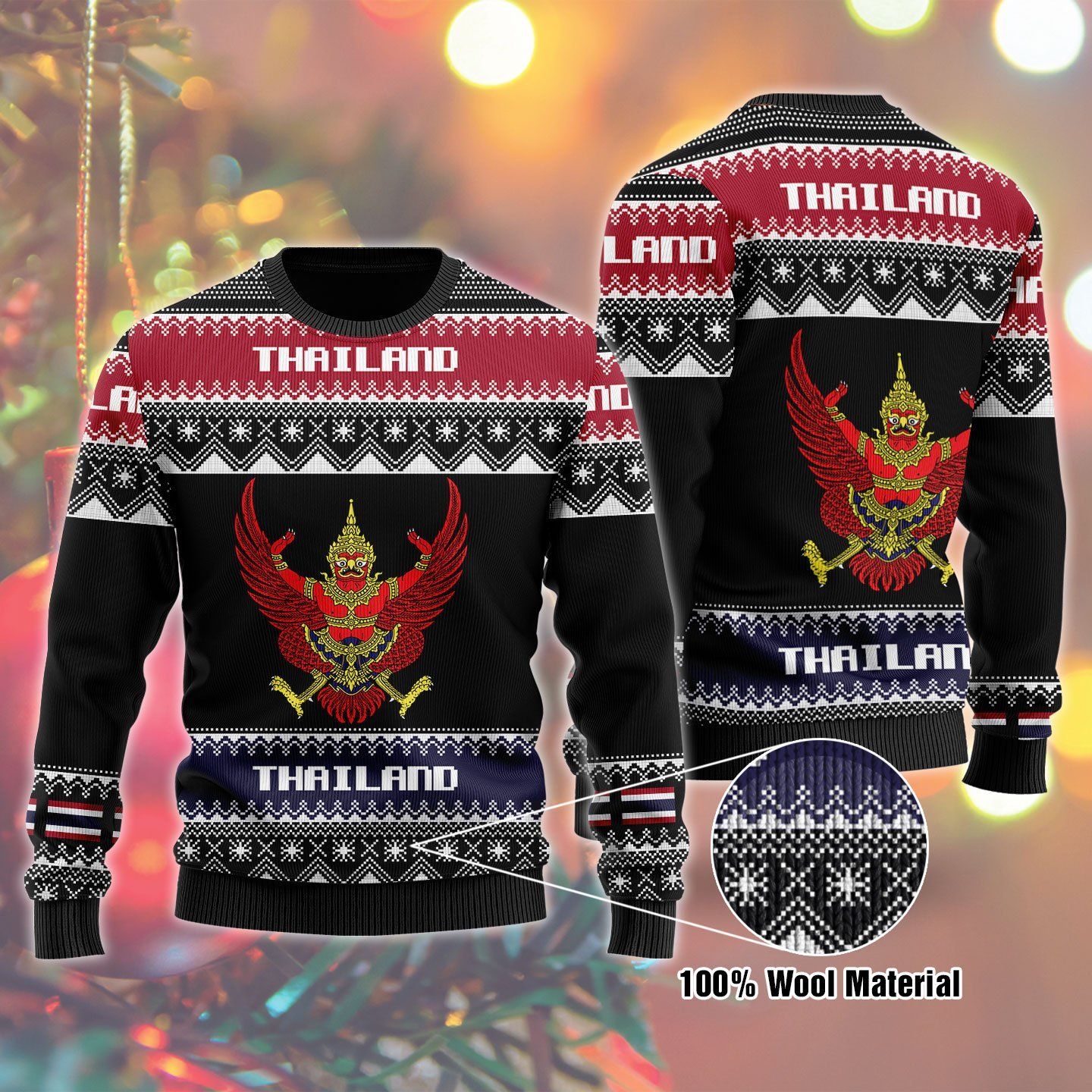 Thailand Ugly Christmas Sweater | For Men & Women | Adult | US1651- Best Christmas Gifts 2023