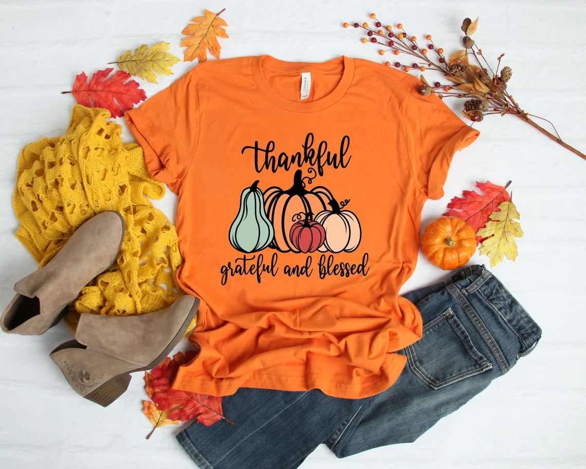 Thankful Grateful And Blessed T-Shirt