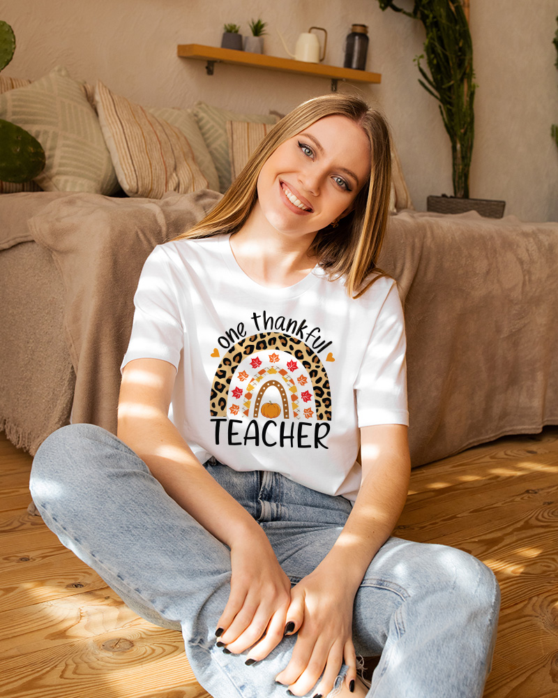 Thanksgiving Teacher Shirt | Appreciate with Something Unique