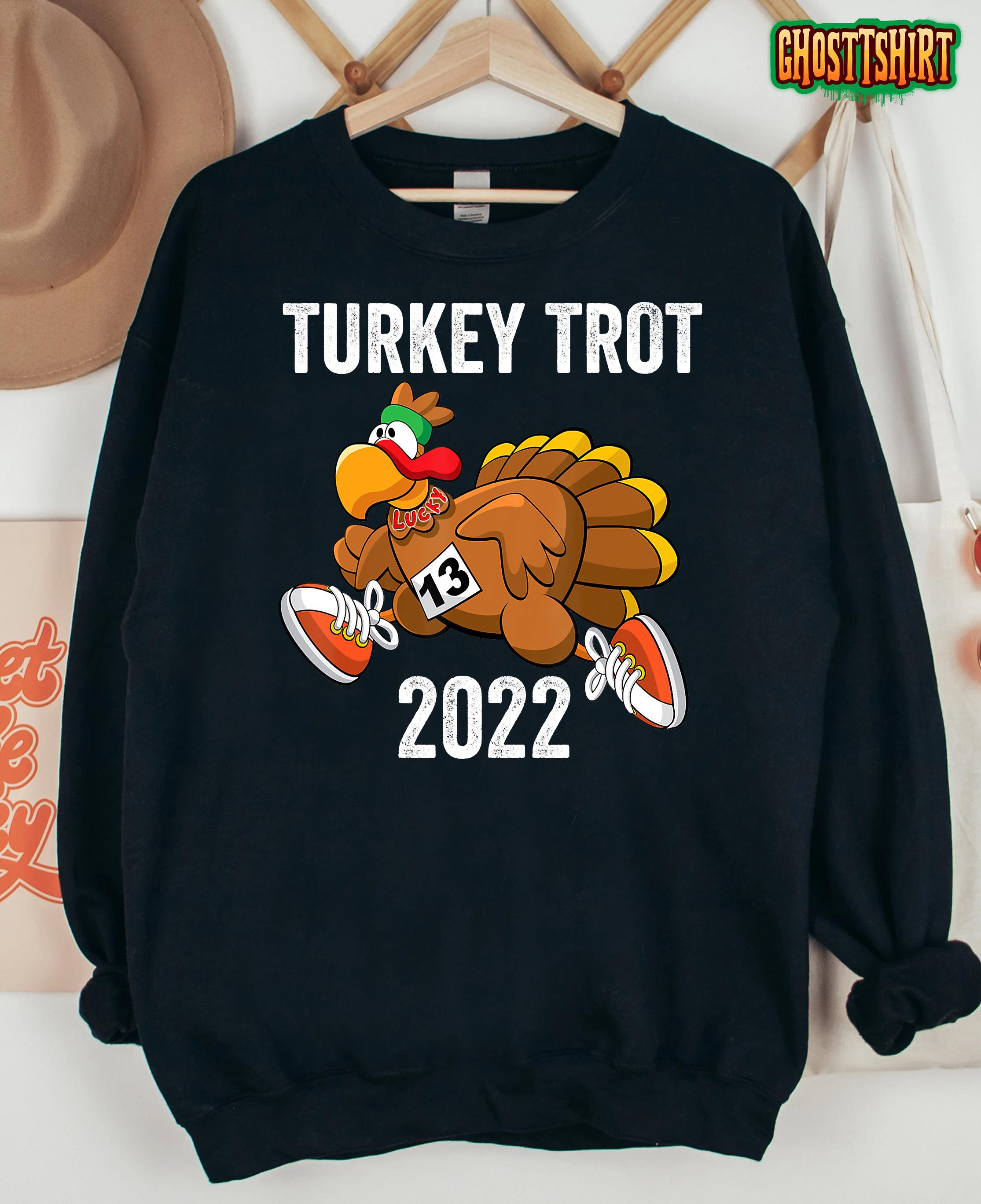 Thanksgiving Turkey Trot Squad 2022 Trot Race T-Shirt