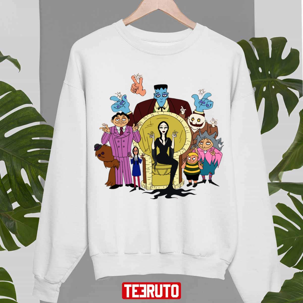 The Adams Family Cartoon Hb Halloween Unisex Sweatshirt