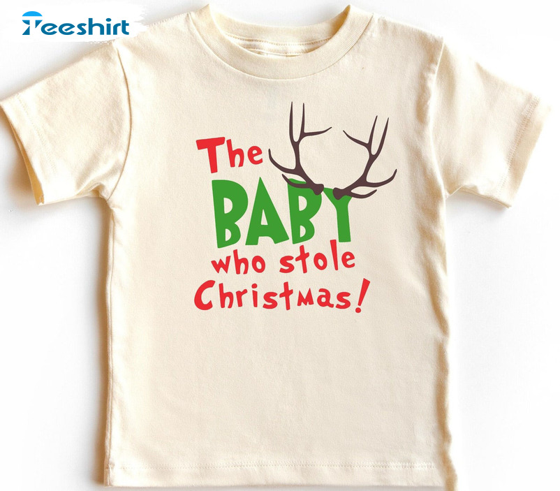 The Baby Who Stole Christmas Shirt, Christmas Movie Crewneck Sweater