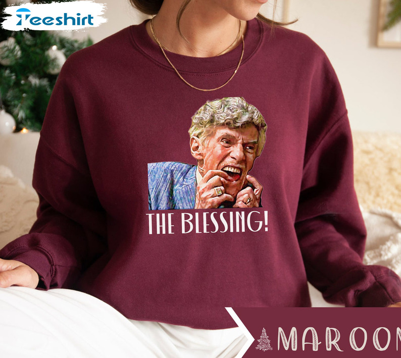 The Blessing Christmas Vacation Shirt, Funny Christmas Movie Tee Tops Long Sleeve