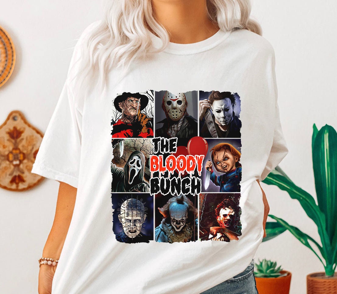 The Bloody Bunch Halloween Horror Squad T-Shirt