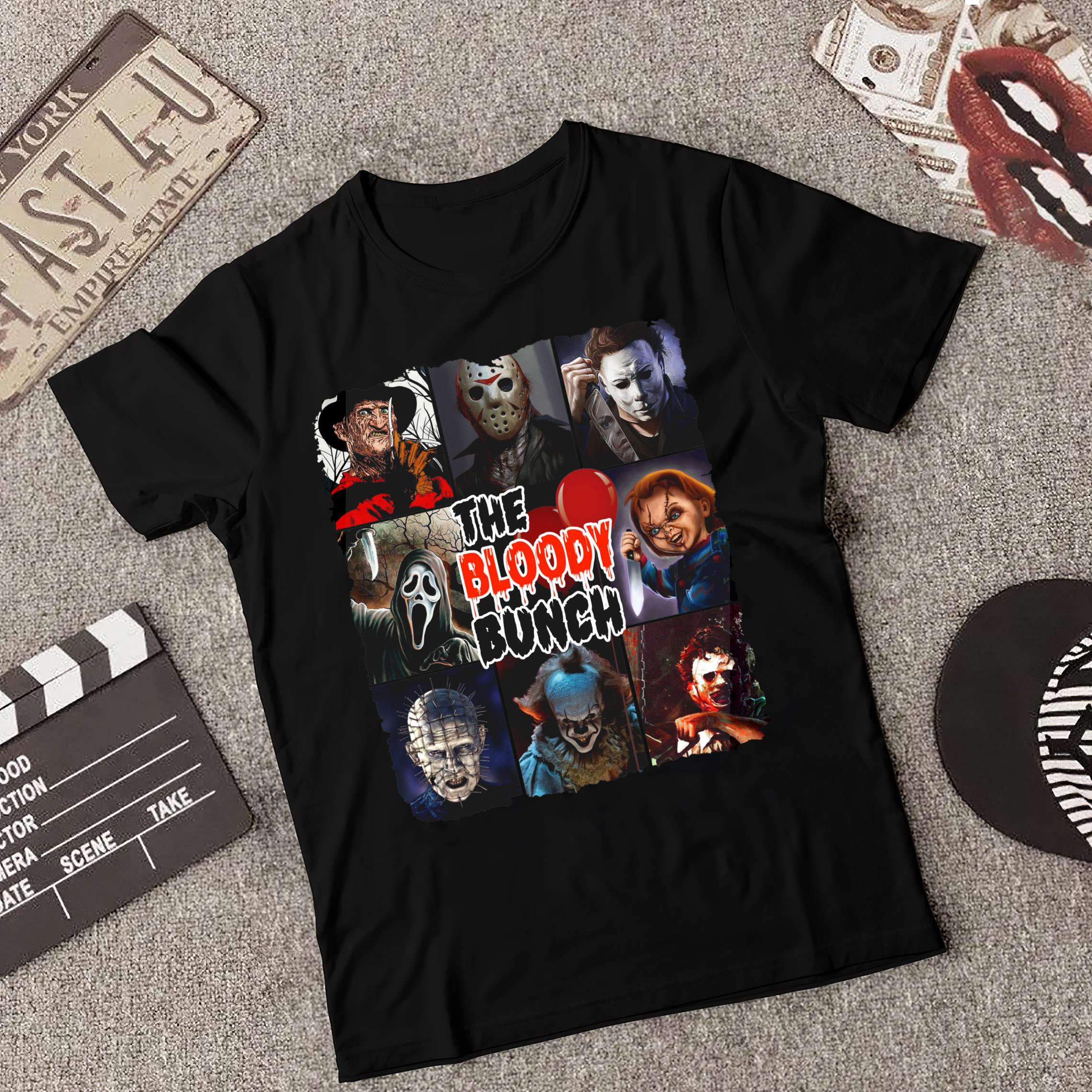 The Bloody Bunch Halloween Horror Squad T-Shirt