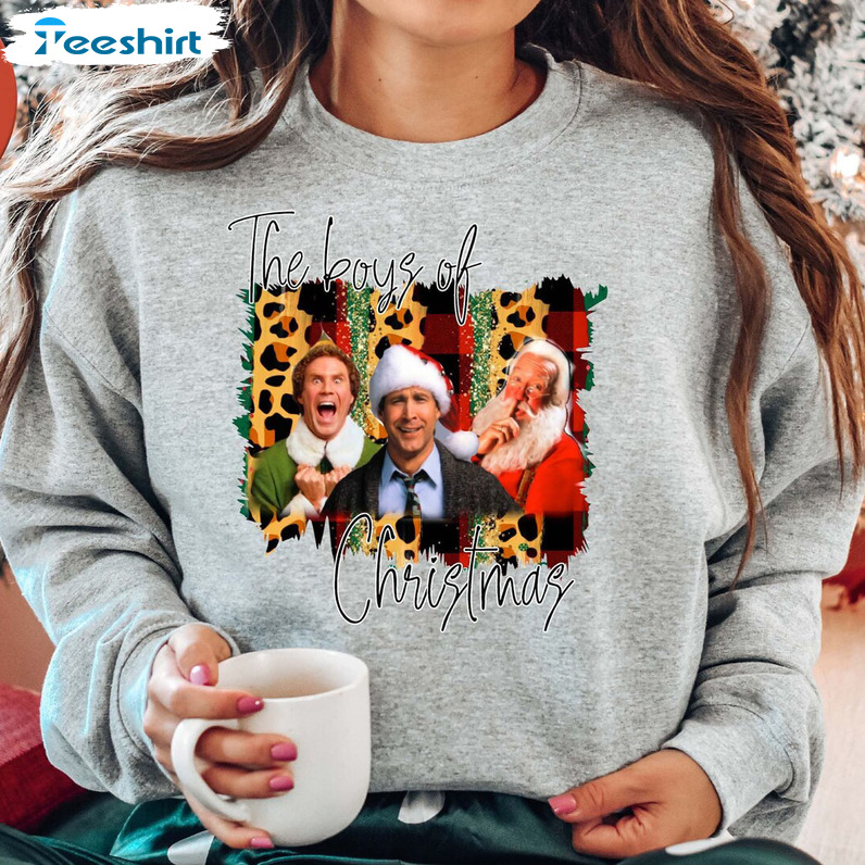 The Boys Of Christmas Shirt, Winter Long Sleeve Sweatshirt