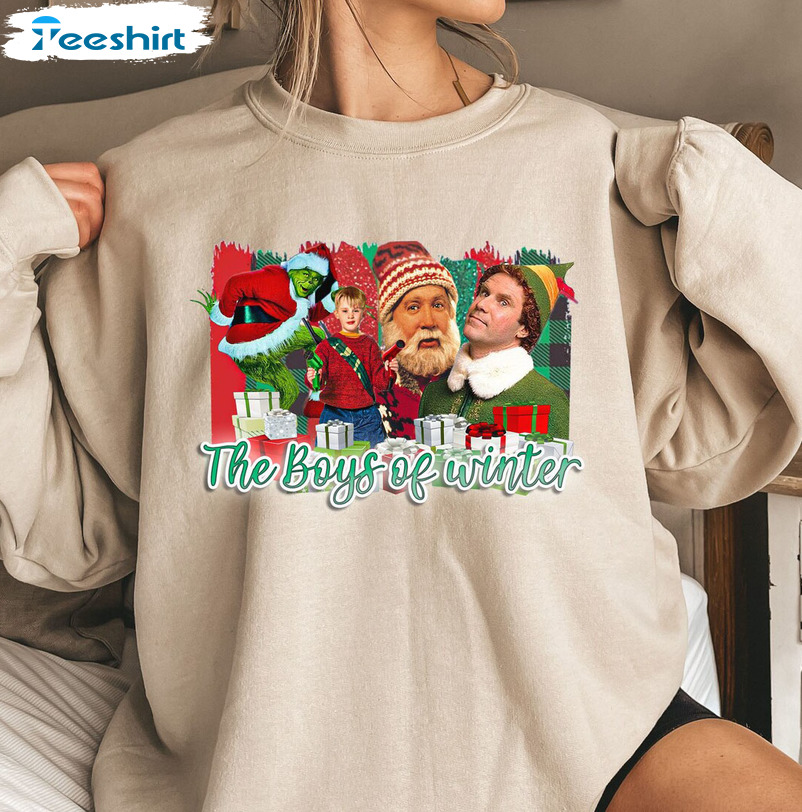 The Boys Of Winter Christmas Sweatshirt, Unisex Hoodie