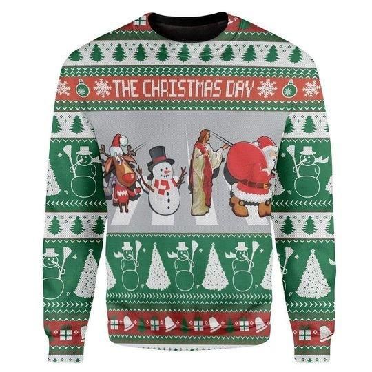 The Christmas Day Ugly Christmas Sweater | For Men & Women | Adult | US3786- Best Christmas Gifts 2023