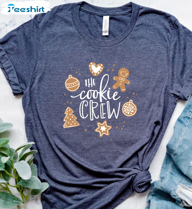 The Cookie Crew Shirt – Christmas Baking Team Short Sleeve Tee Tops