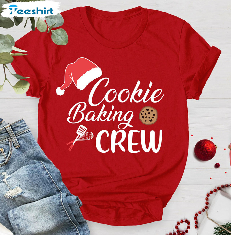 The Cookie Crew Shirt, Family Christmas Long Sleeve Unisex T-shirt