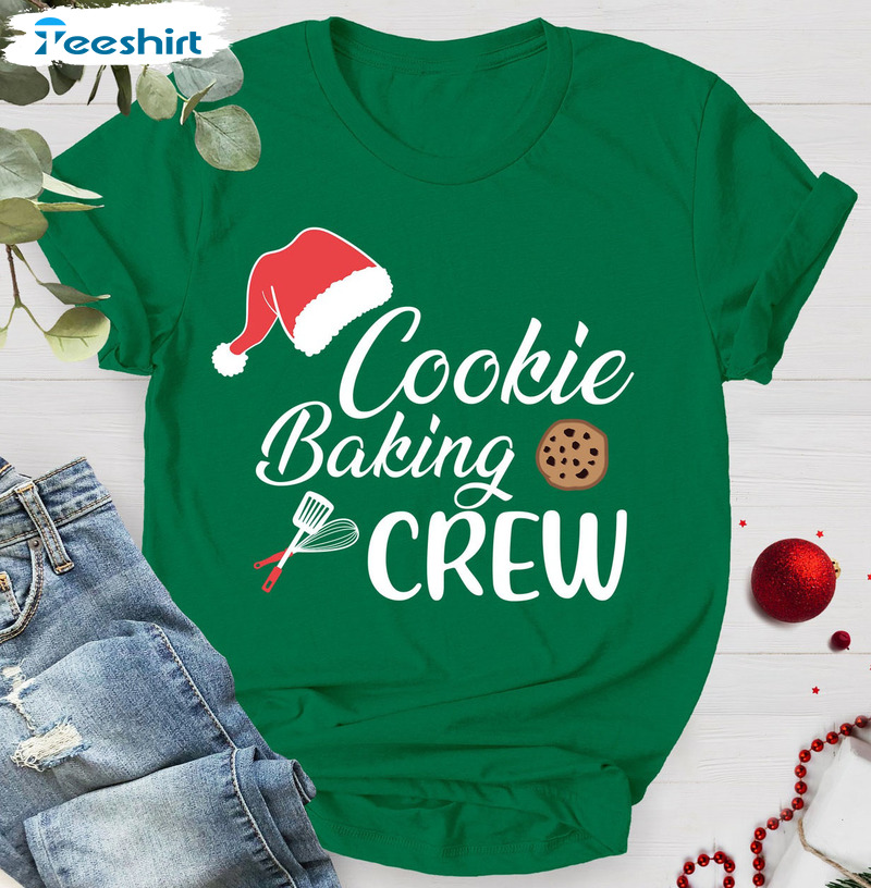 The Cookie Crew Shirt, Family Christmas Long Sleeve Unisex T-shirt