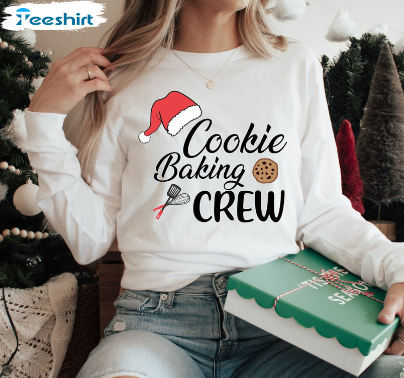 The Cookie Crew Shirt, Matching Christmas Crewneck Unisex T-shirt For Family