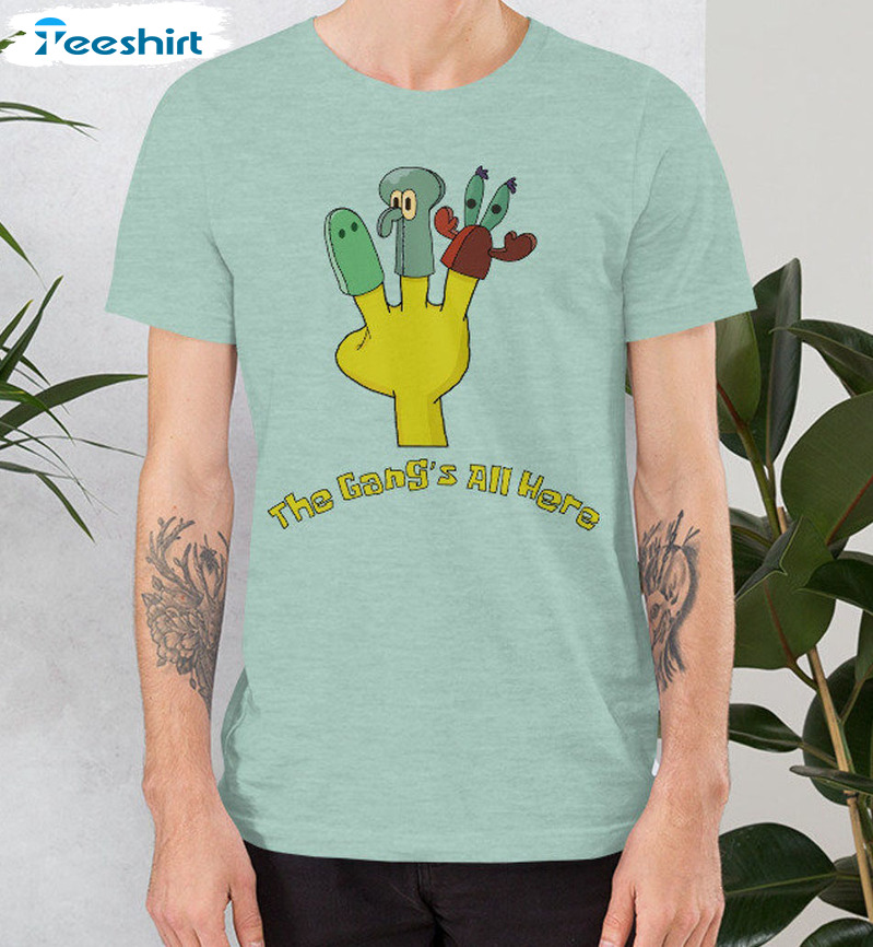 The Gangs All Here Shirt, Funny Christmas Short Sleeve Unisex T-shirt