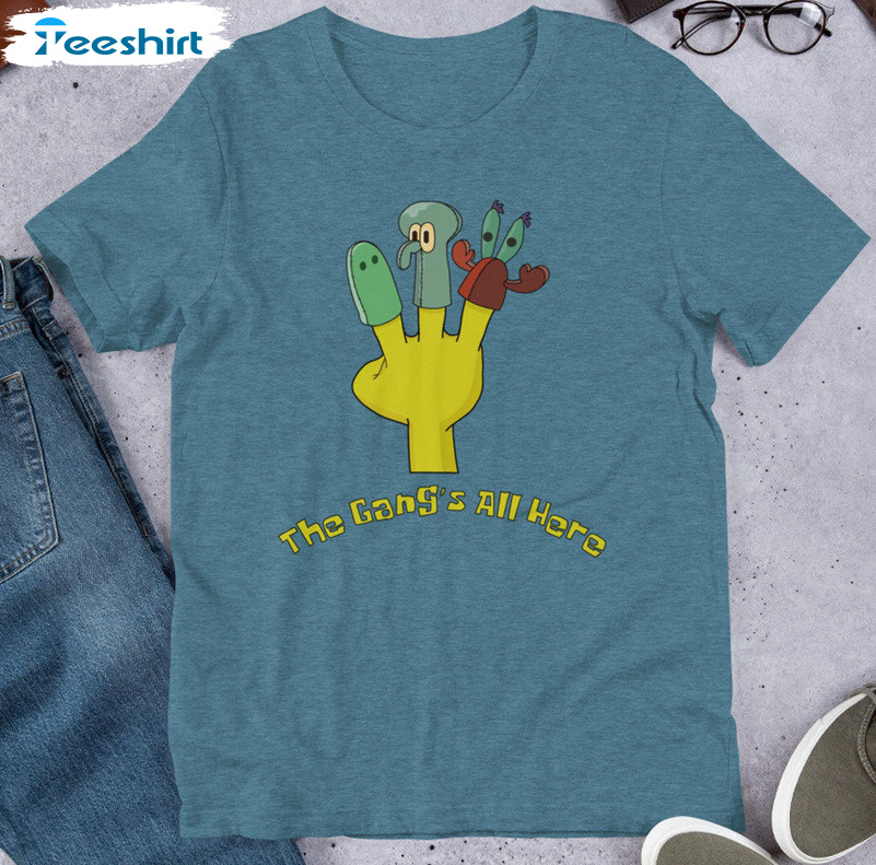 The Gangs All Here Shirt, Funny Christmas Short Sleeve Unisex T-shirt