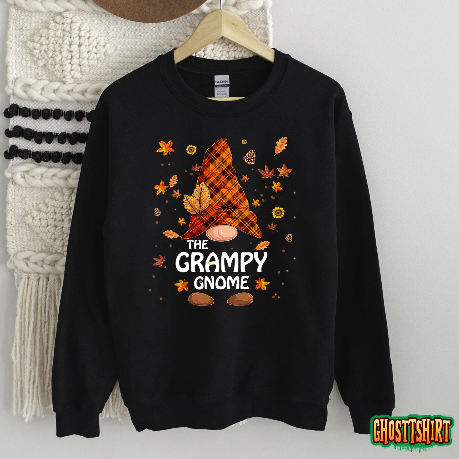 The Grampy Fall Gnome Autumn Thanksgiving Sweatshirt