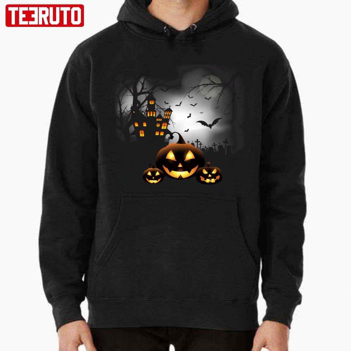 The Haunted House Halloween Unisex T-Shirt