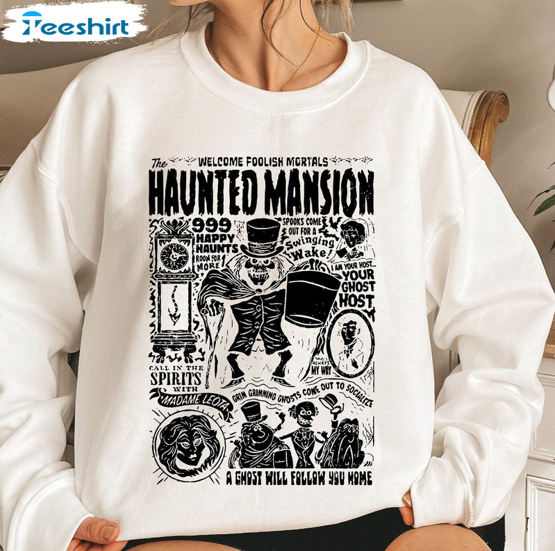 The Haunted Mansion Funny Shirt, Halloween Unisex Hoodie Tee Tops