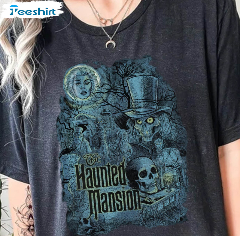 The Haunted Mansion Shirt, Halloween Unisex Hoodie Short Sleeve