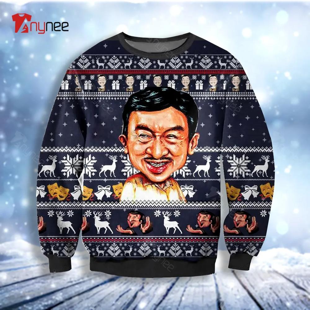 The King Of Comedy Ugly Christmas Sweater- Best Christmas Gifts 2023