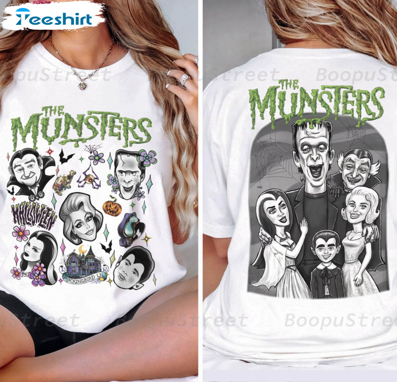 The Munster Horror Halloween Shirt, Frankenstein Unisex T-shirt Long Sleeve