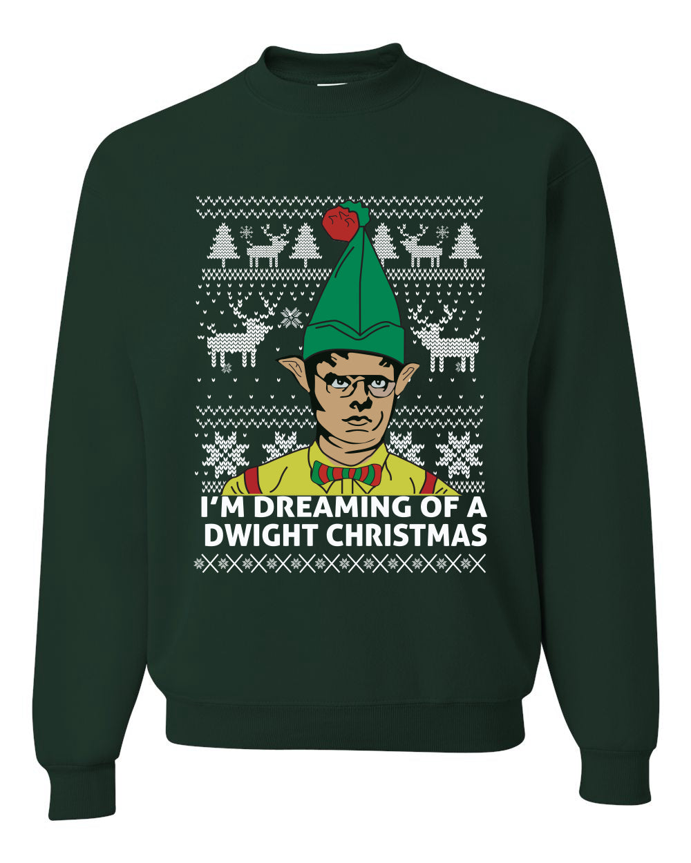 The Office Dwight Dreaming Of A Dwight Christmas Ugly Christmas Sweater- Best Christmas Gifts 2023